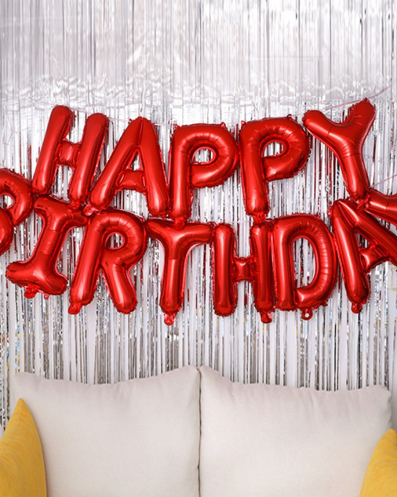 Набор шаров-букв Мини-Надпись Happy Birthday