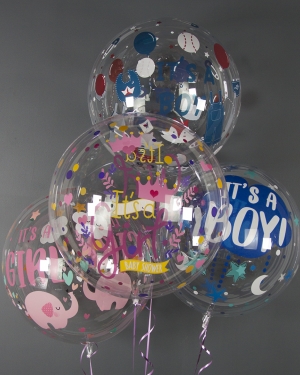 Шар Deco Bubble, Это Девочка/Это мальчик