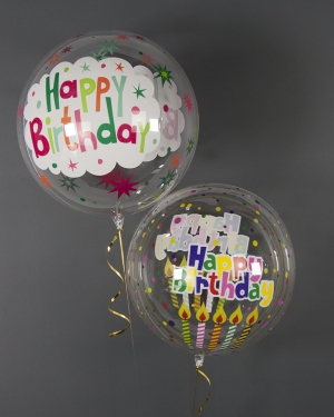 Шар Deco Bubble, Сверкающий ДР