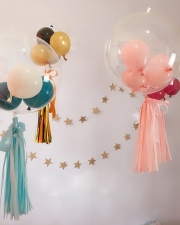 Шар Deco Bubble (синяя упаковка), Прозрачный Кристалл