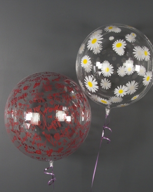 Шар Deco Bubble, Я Люблю Тебя, Прозрачный