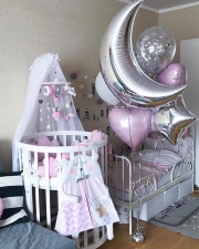 Готовое решение на выписку для девочки Полумесяц