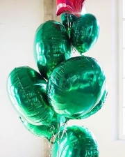 Фольгированный шар Круг, Зеленый