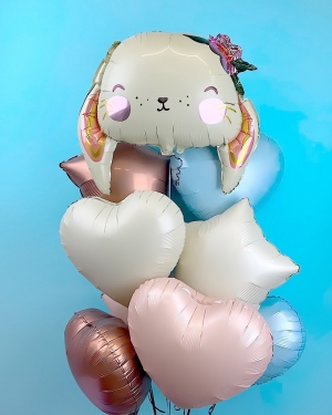 Шарики "Милая кошка" для девочки