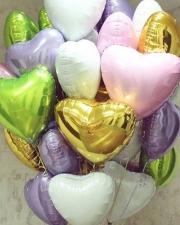 Шарики "Сердца для любимой"