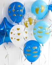 Шарики на выписку мальчика