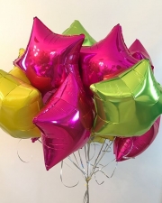 Шары Лайм и Фуксия