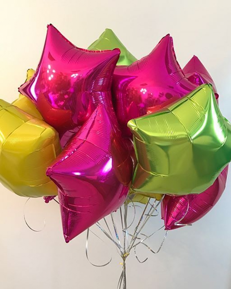 Шары Лайм и Фуксия