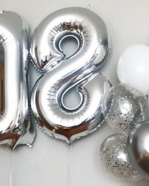 Шары на 18-ти летие