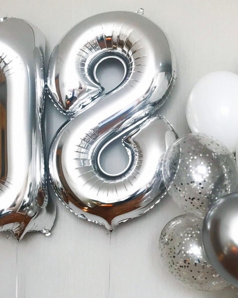 Шары на 18-ти летие
