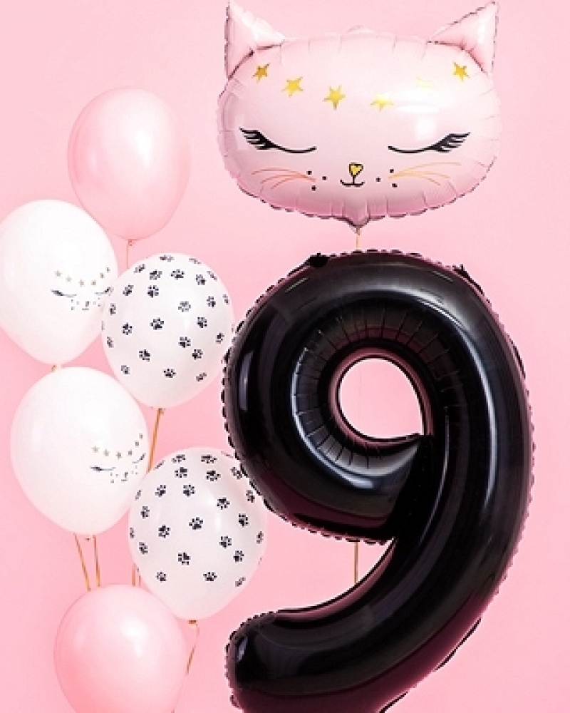 Шарики с кошкой на 9 лет