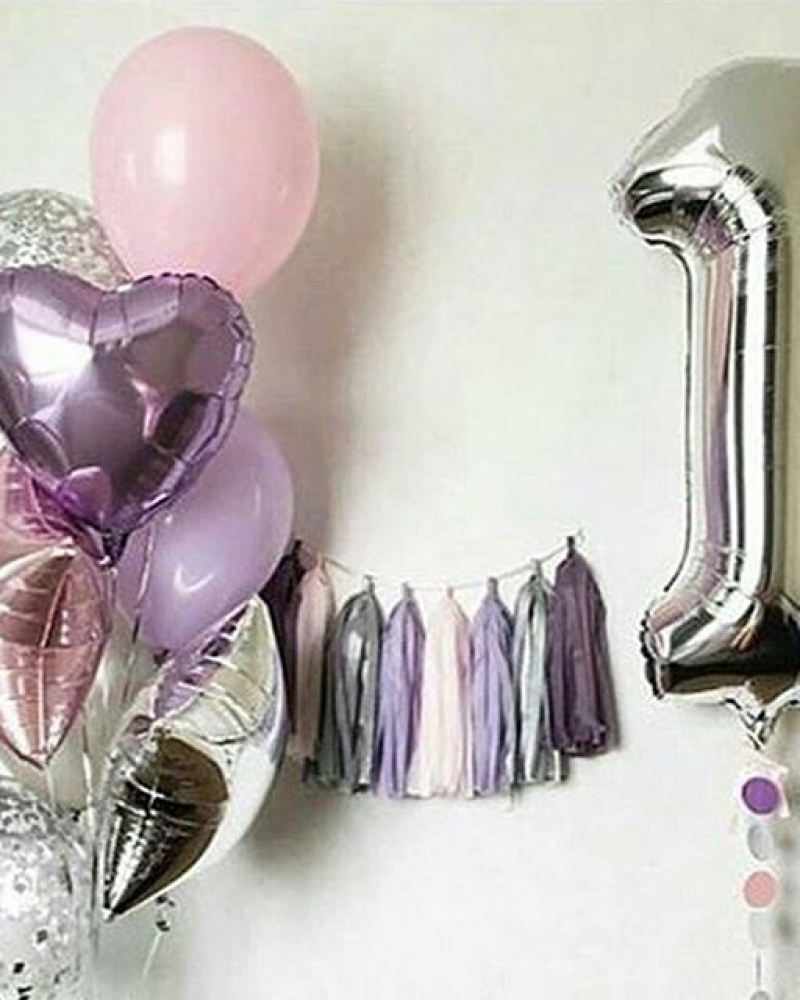Шары на годик девочке