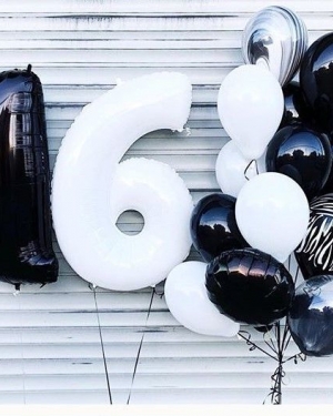 «Черно-белое настроение» цифры 16