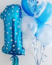 Шары "Мой первый годик!" для мальчика