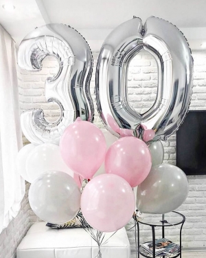 Шары на юбилей для девушки