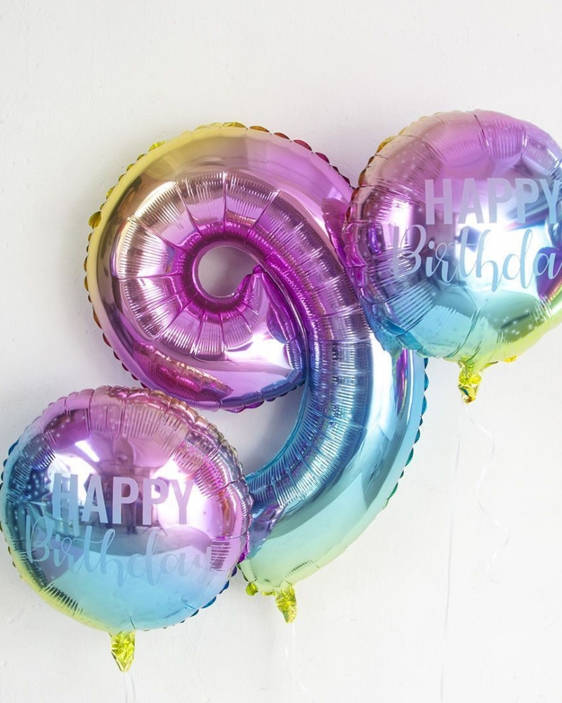 Набор шаров "Радужный День Рождения"