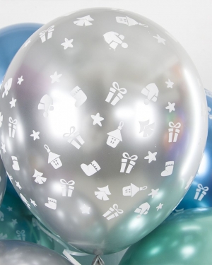 Воздушный шар С Новым Годом! (игрушки и подарки)
