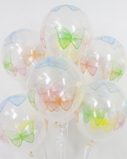 Воздушный шар Яркие бабочки