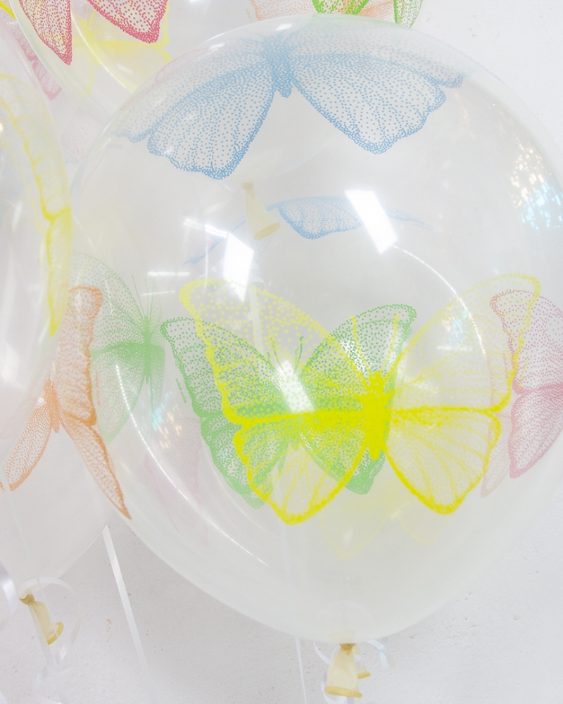 Воздушный шар Яркие бабочки