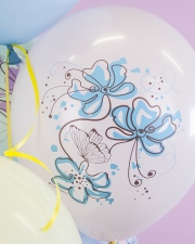 Воздушный шар Акварельные цветы