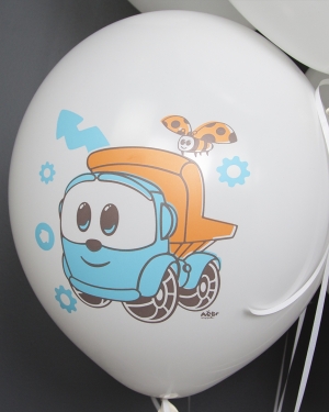 Воздушные шары Грузовичок Лёва, С Днем Рождения!