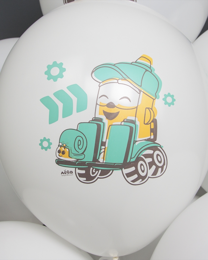 Воздушный Шар Грузовичок Лёва, С Днем Рождения!,