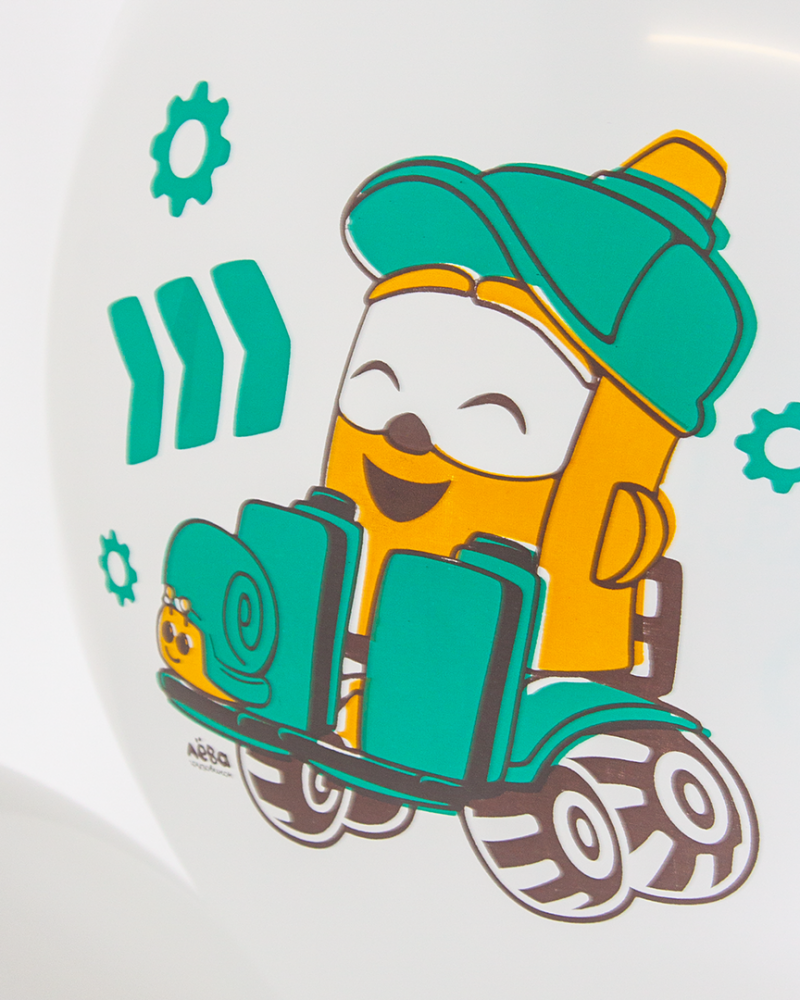 Воздушный Шар Грузовичок Лёва, С Днем Рождения!,