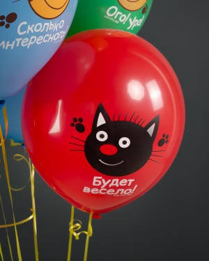 Воздушный Шар Три Кота, Играем вместе