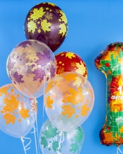 Набор шаров на 1 сентября с цифрой