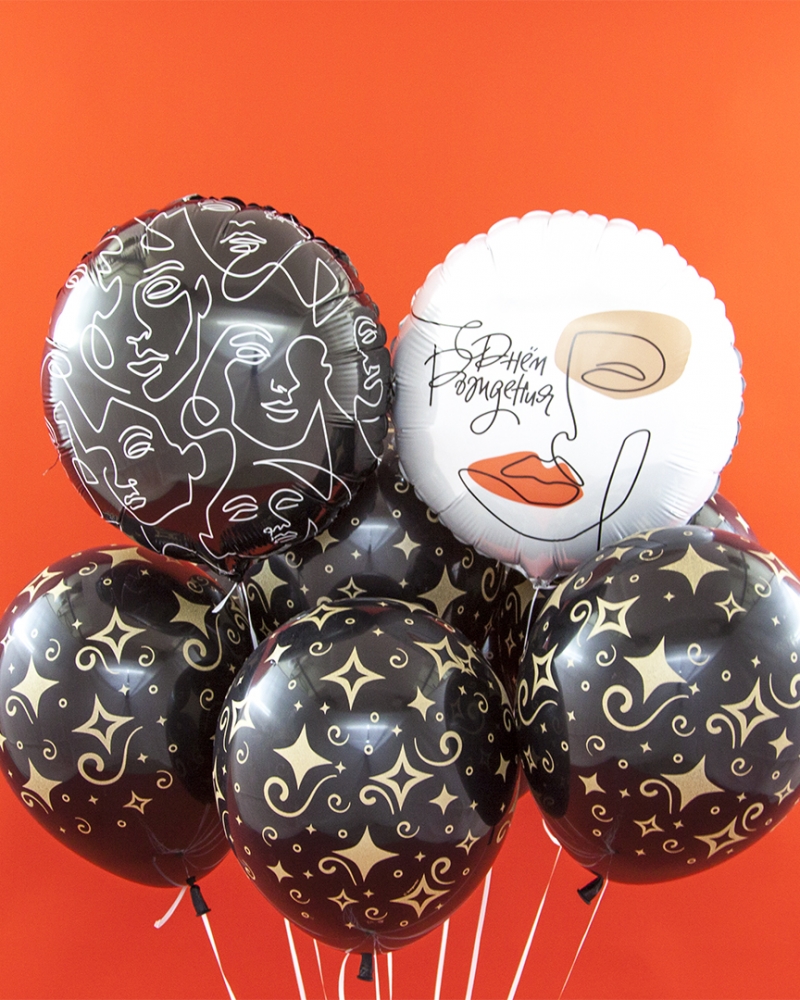 Воздушные Шары Сверкающие бриллианты