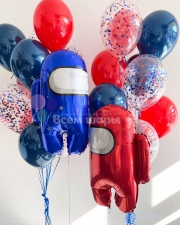 Воздушные шары Амонг Ас Игра среди нас