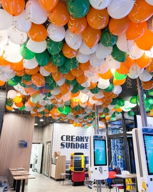 Латексные воздушные шары 3 цвета