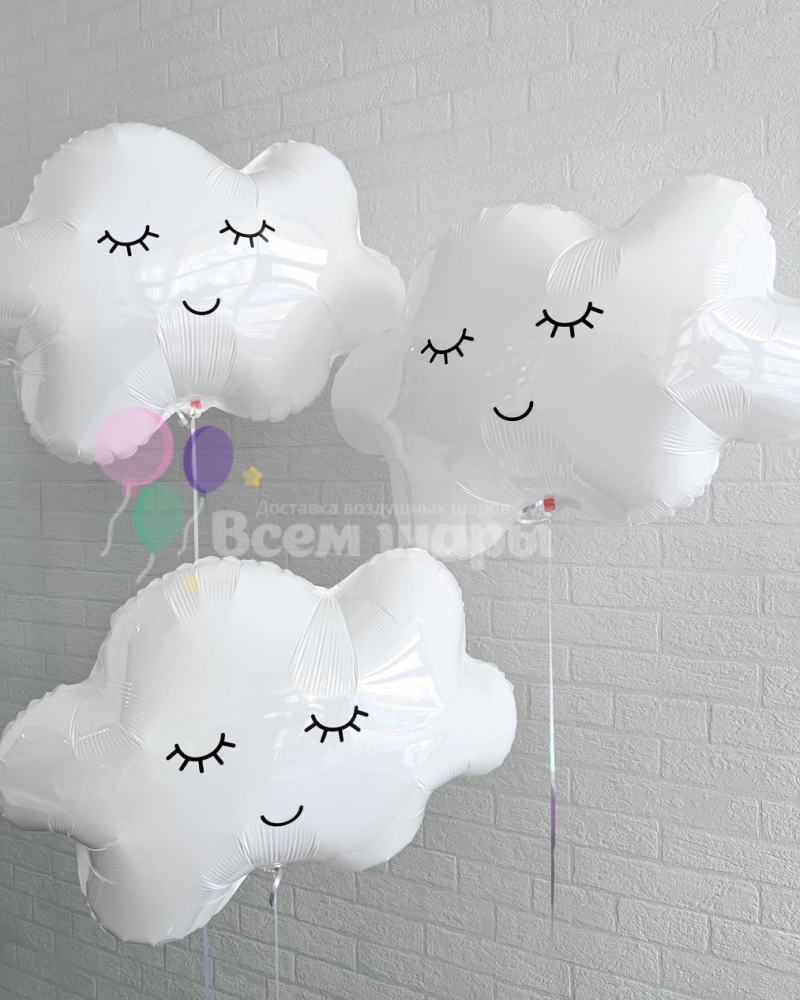 Воздушные шары Белые Облака