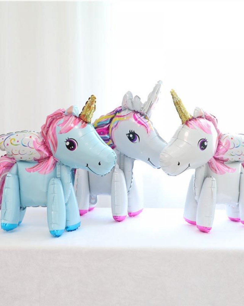 Шар 3D Фигура, Волшебный единорог с крыльями