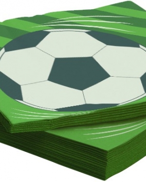 Салфетки, Футбольный мяч, 33*33 см, 20 шт.